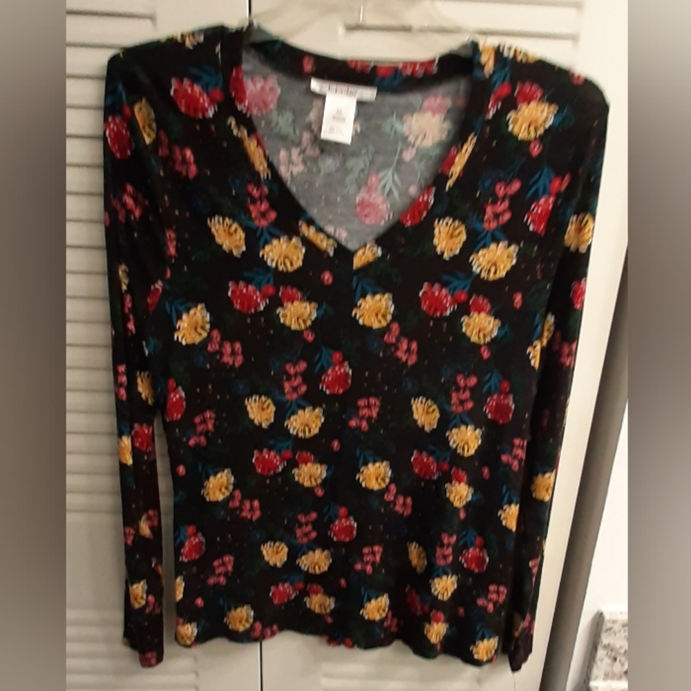 FLORAL TOP LONG SLEEVES K. JORDAN